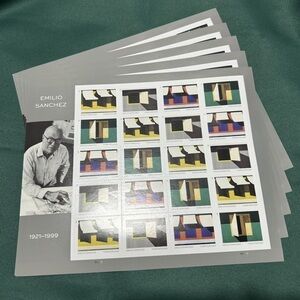 🎨 2021 USPS Emilio Sanchez Windows Forever Stamps | 5 Sheets (100 Total)